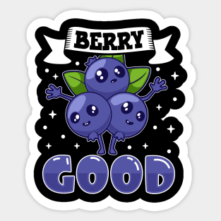 Berry good - blueberry Sticker